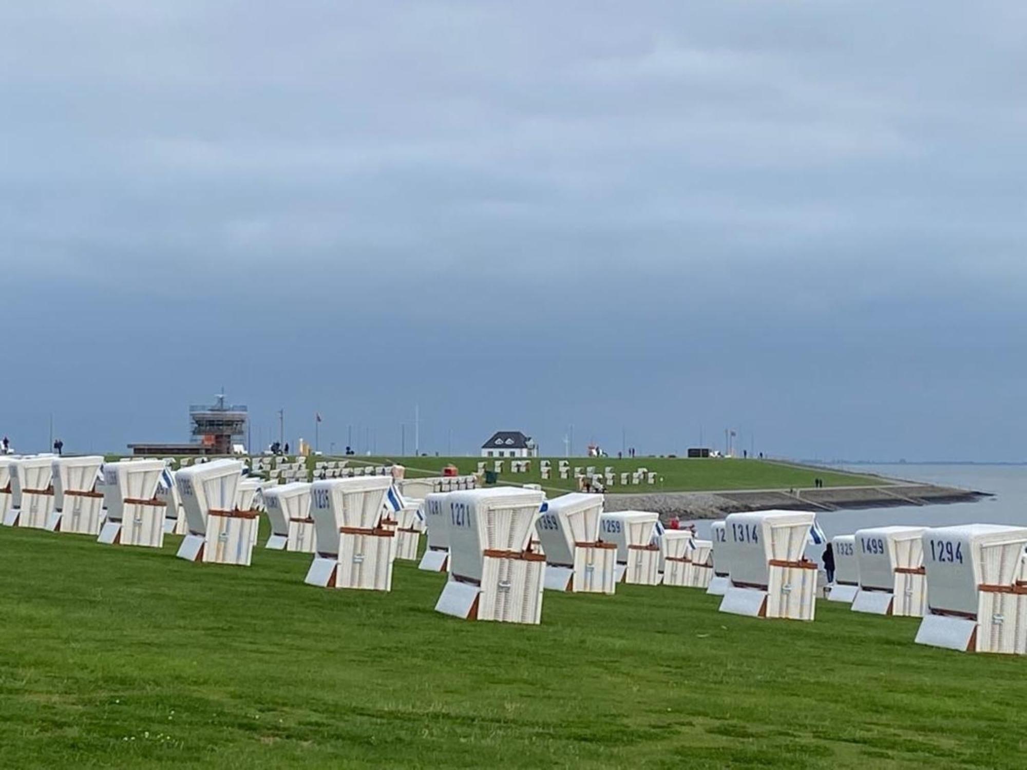 Strandkorb Buesum Exklusiv,Hafennaehe Eksteriør billede